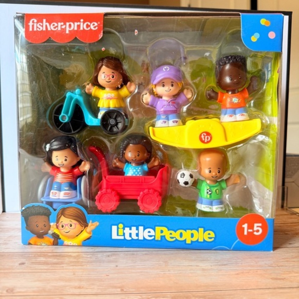 Fisher-Price Little People Friends Together NEW Inclusive Set